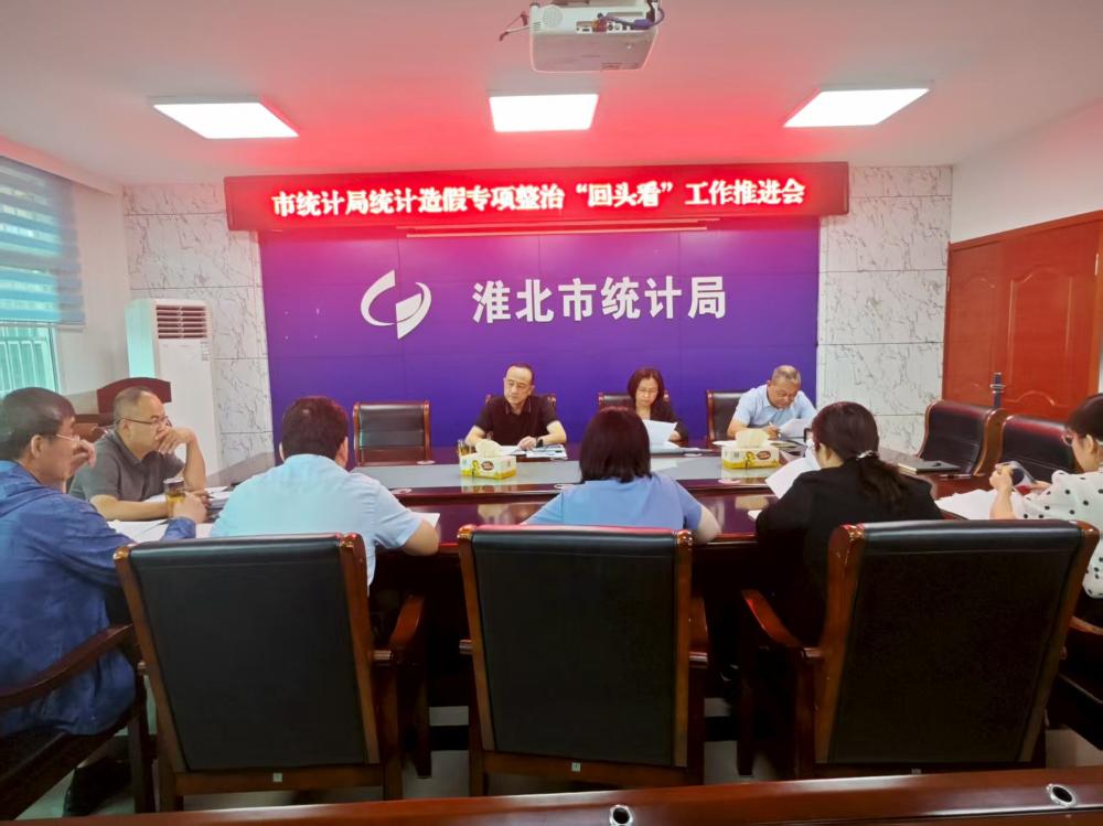 市统计局召开统计造假专项整治“回头看”工作推进会